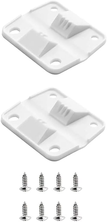 Commercial Chest Freezer - قطعتان من مفصلات التبريد البلاستيكية البيضاء