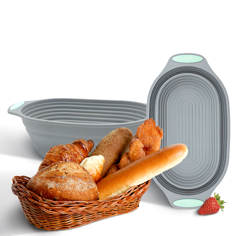 Commercial Kitchen Accessories - سلة تخمير الخبز السيليكونية القابلة للطي