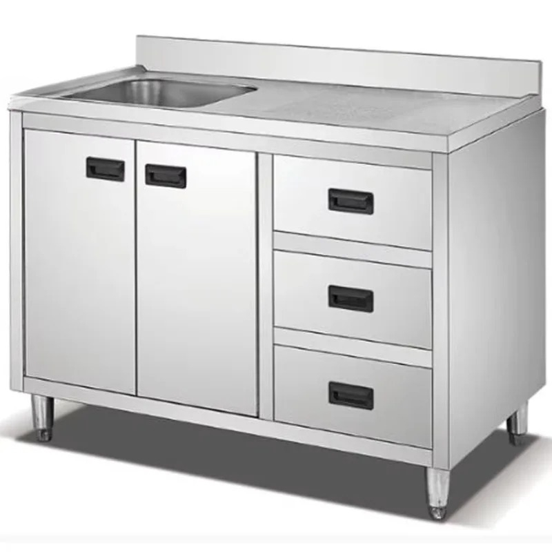 Commercial Kitchen Cabinet - طاولة تخزين المطبخ للمطاعم شديدة التحمل،