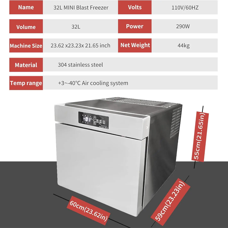 فريزر المأكولات البحرية السريع - مراجعة Commercial Chest Freezer وسعره
