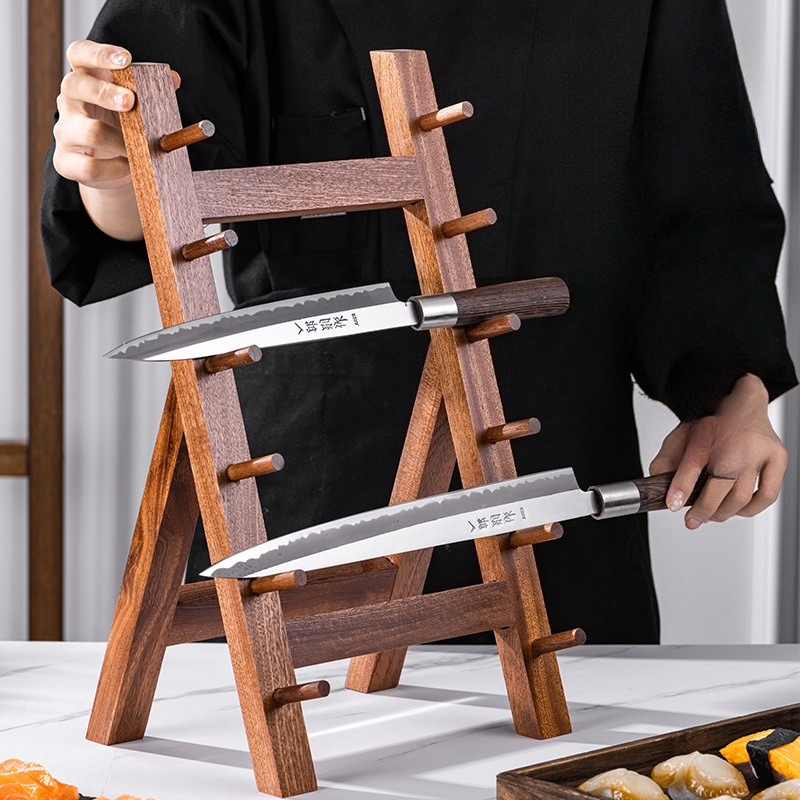 رف سكاكين الساشيمي التجاري الم - مراجعة Commercial Kitchen Knife Storage وسعره