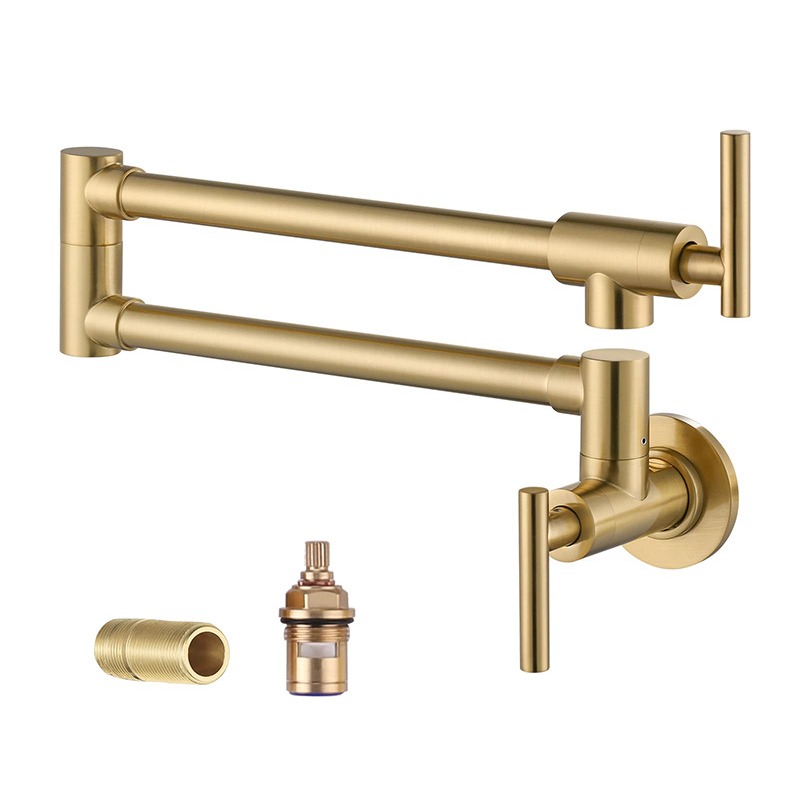 الحائط طباخ تجاري بالوعة المطب - مراجعة Commercial Kitchen Tap With Spray وسعره