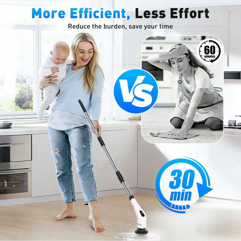 فرشاة تنظيف كهربائية 12 في 1 م - مراجعة Commercial Kitchen Cleaning وسعره
