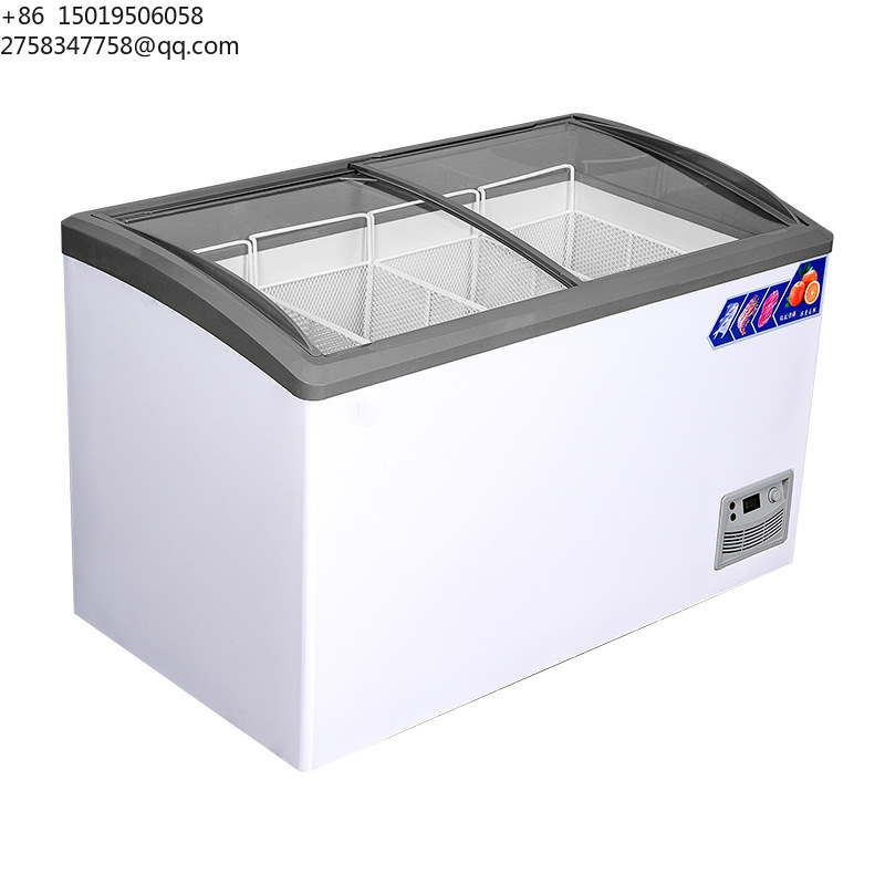 فريزر عرض آيس كريم كهربائي صغي - مراجعة Commercial Chest Freezer وسعره