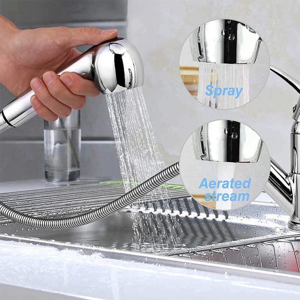 صنبور مطبخ قابل للسحب مع رشاش  - مراجعة Commercial Kitchen Tap With Spray وسعره