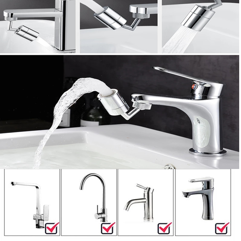 1-10 قطع 720 °   رأس رشاش دوار - مراجعة Commercial Kitchen Tap With Spray وسعره