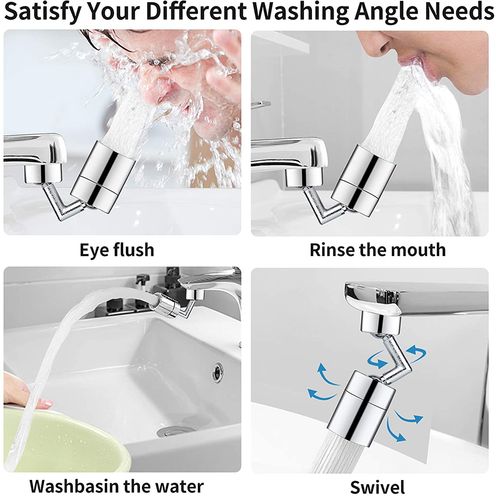 1-10 قطع 720 °   رأس رشاش دوار - مراجعة Commercial Kitchen Tap With Spray وسعره