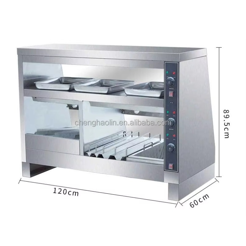 خزانة عرض كهربائية معزولة حرار - مراجعة Commercial Kitchen Cabinet وسعره