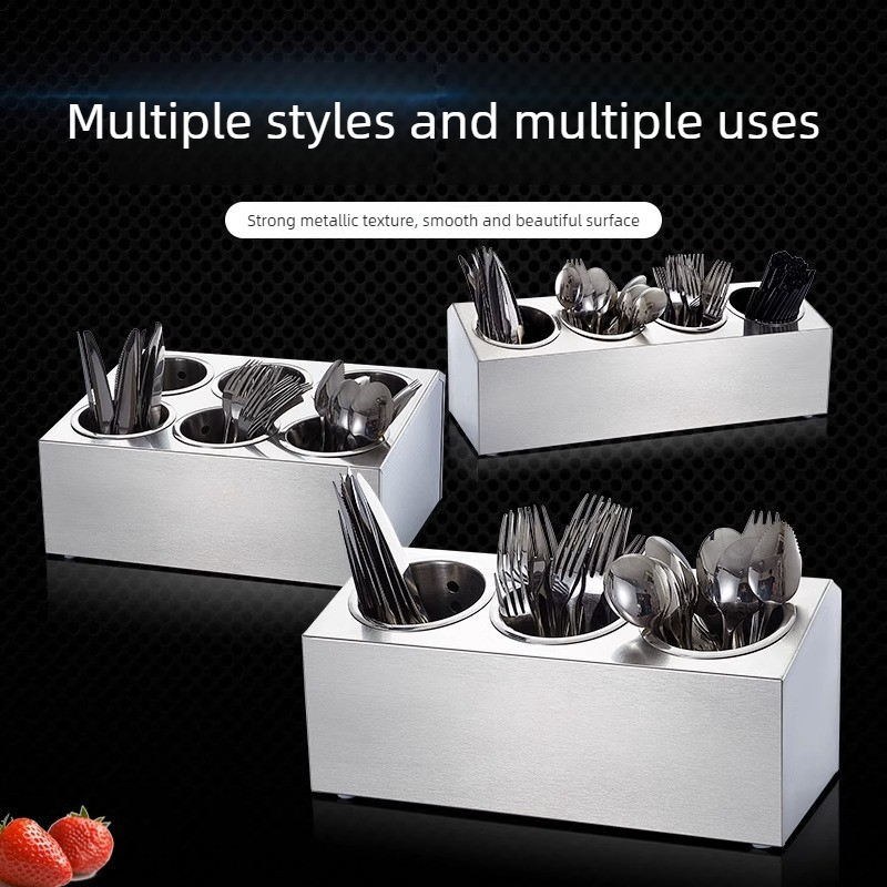 سلة أدوات مائدة من الستانلس ست - مراجعة Commercial Kitchen Knife Storage وسعره
