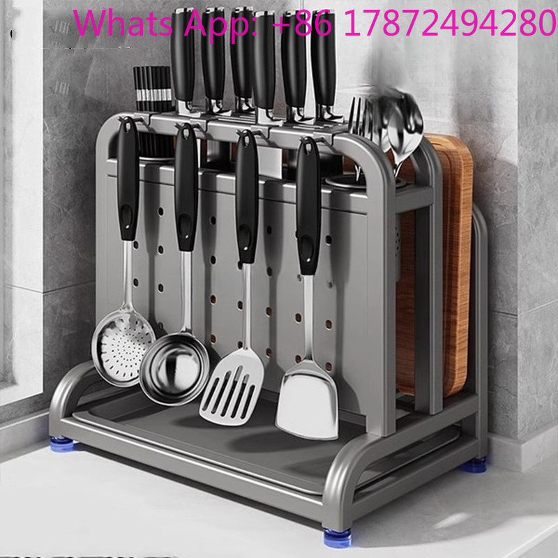 رف حامل سكاكين المطبخ من الفول - مراجعة Commercial Kitchen Knife Storage وسعره