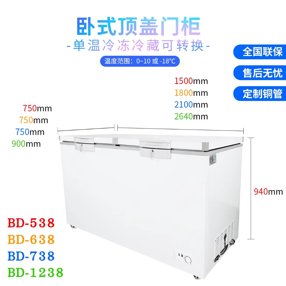 ثلاجة أفقيّة ذات بابين، ثلاجة  - مراجعة Commercial Chest Freezer وسعره