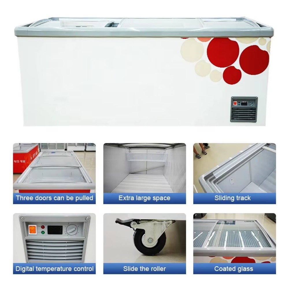معدات التبريد: فريزر أفقي تجار - مراجعة Commercial Chest Freezer وسعره